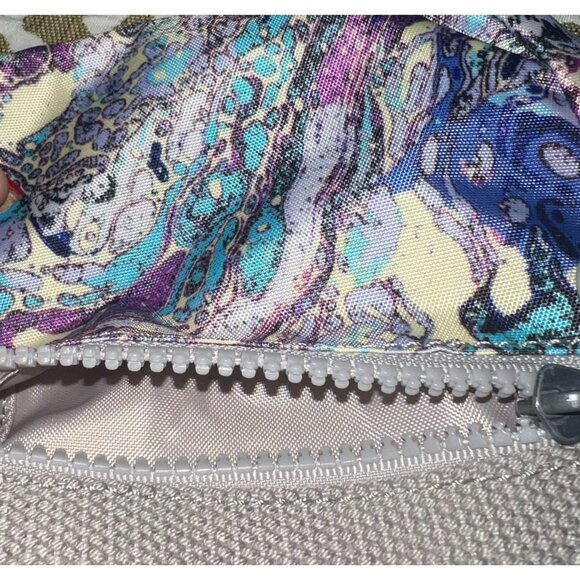 Kipling Angie Bag "Cosmic Blue" Crossbody Multi-pocket Handbag Adjustable Strap - Picture 3 of 11